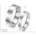 Парные кольца для влюбленных dao_016 из ювелирной стали 316L